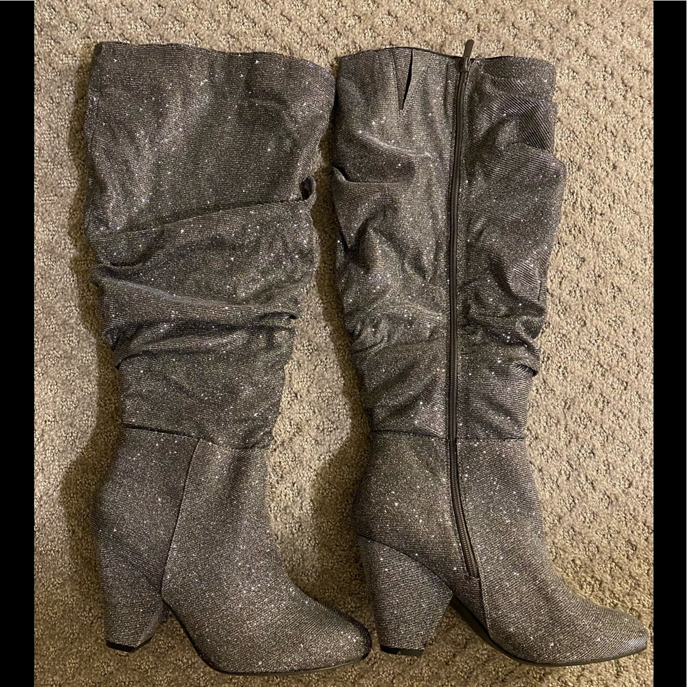 Knee high Torrid sparkle boots